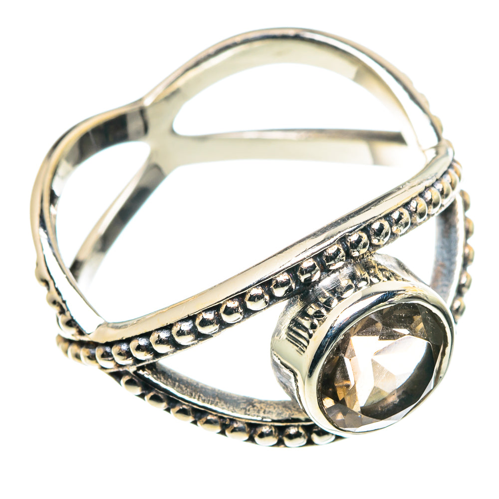 Smoky Quartz Rings handcrafted by Ana Silver Co - RING88580