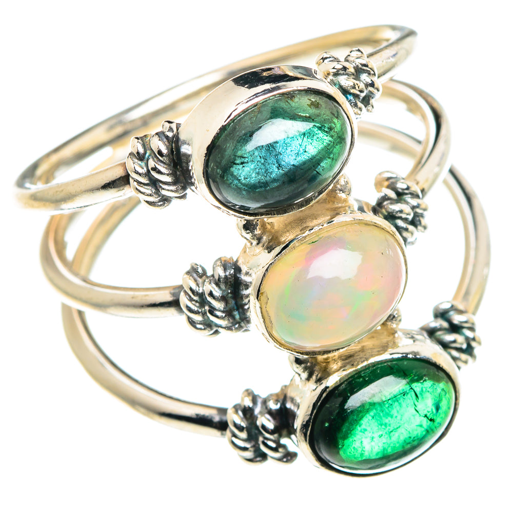 Ethiopian Opal Rings handcrafted by Ana Silver Co - RING88586
