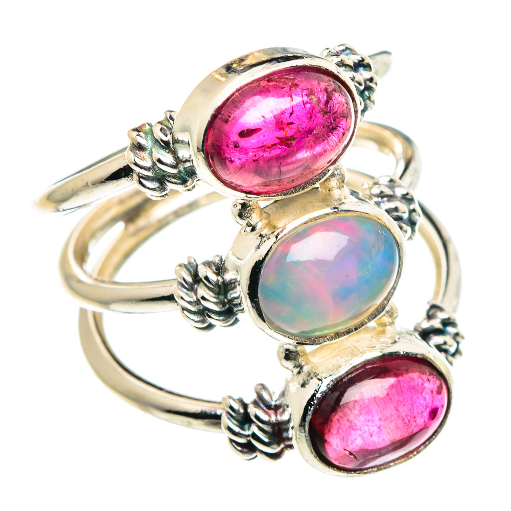 Ethiopian Opal Rings handcrafted by Ana Silver Co - RING88607