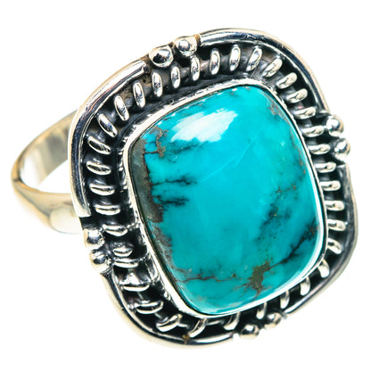Tibetan Turquoise Rings handcrafted by Ana Silver Co - RING88612