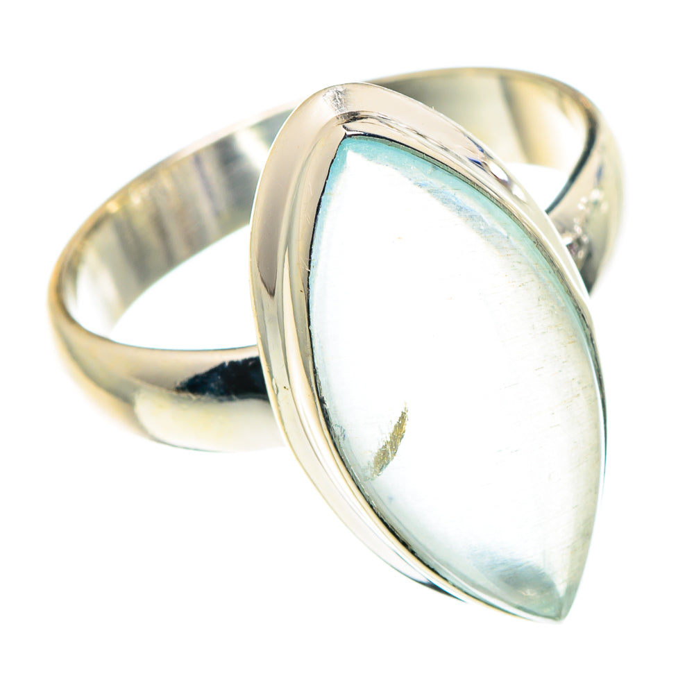 Aqua Chalcedony Rings handcrafted by Ana Silver Co - RING88613