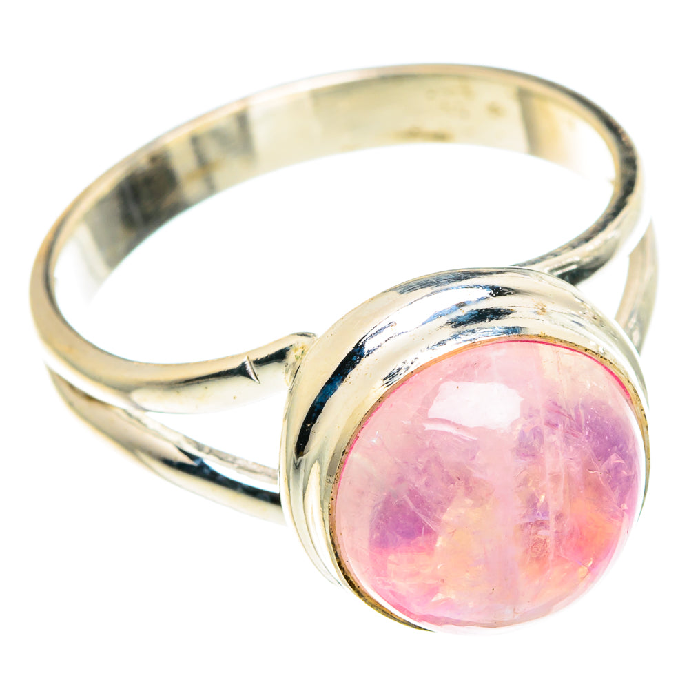 Pink Moonstone Rings handcrafted by Ana Silver Co - RING88633