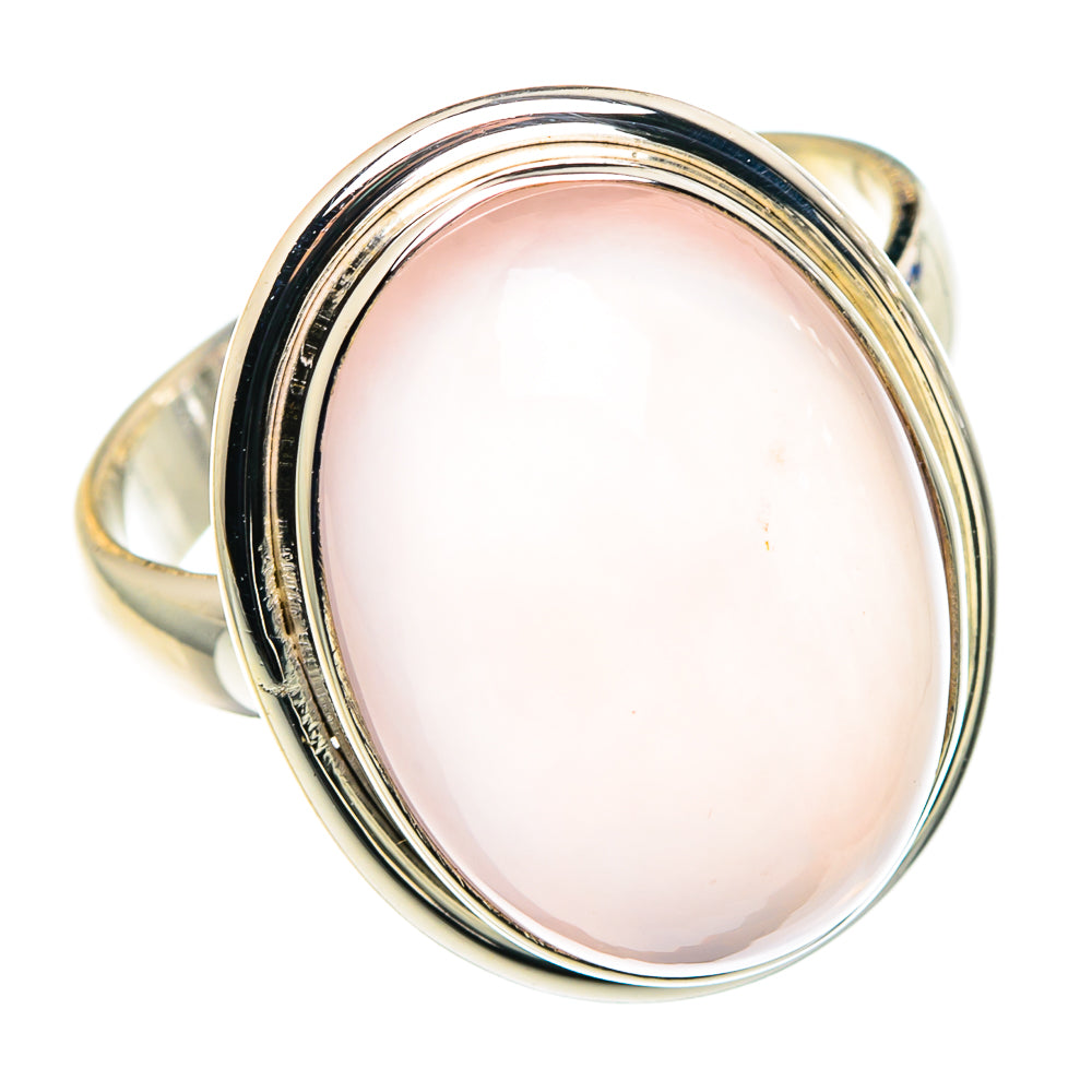 Rose Quartz Rings handcrafted by Ana Silver Co - RING88636