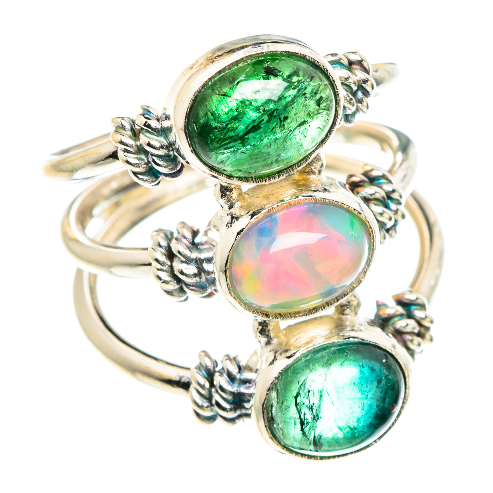 Ethiopian Opal Rings handcrafted by Ana Silver Co - RING88653