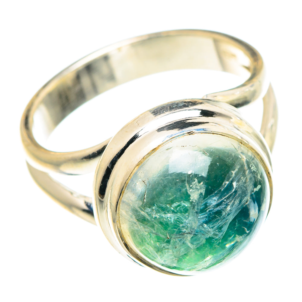 Green Moonstone Rings handcrafted by Ana Silver Co - RING88660