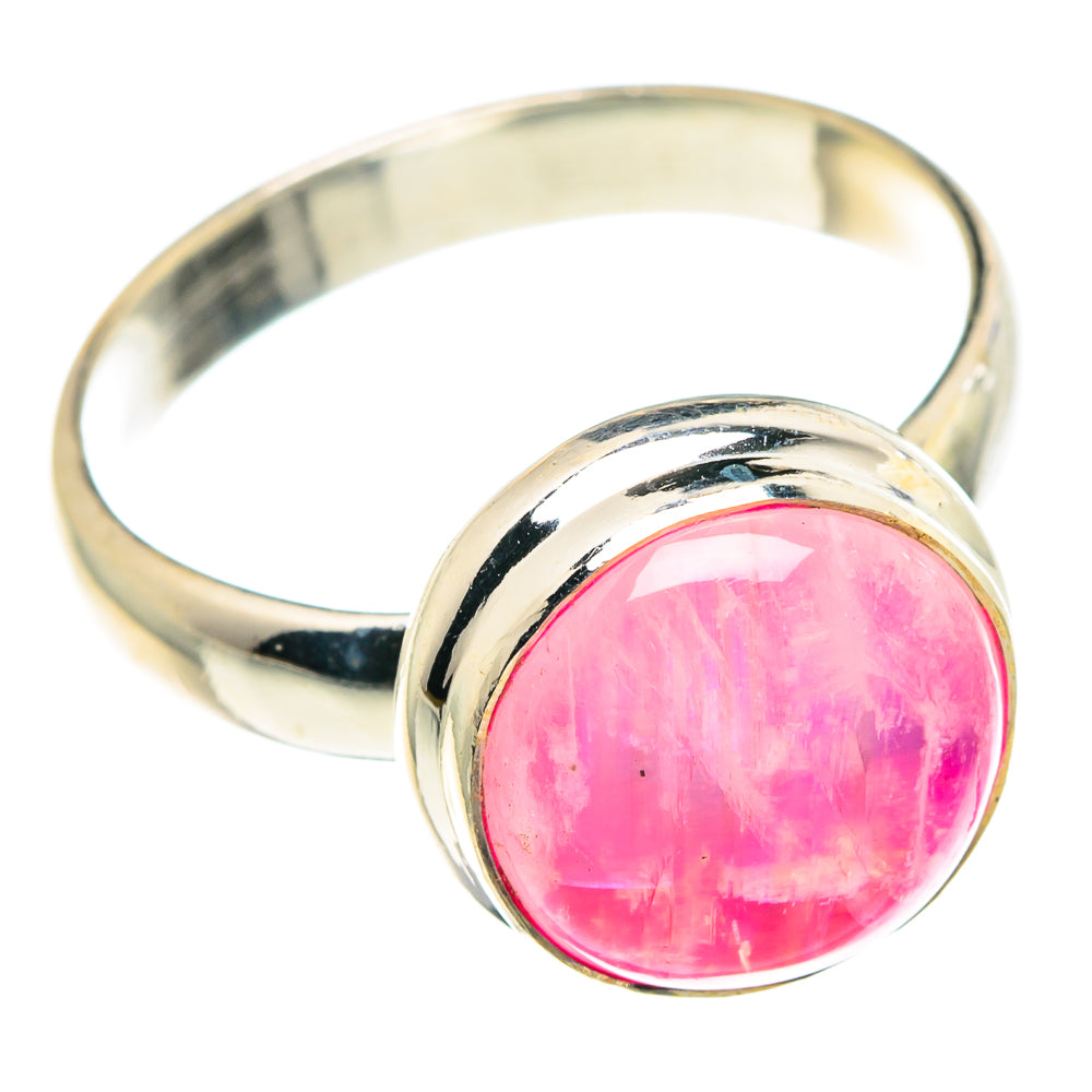Pink Moonstone Rings handcrafted by Ana Silver Co - RING88664