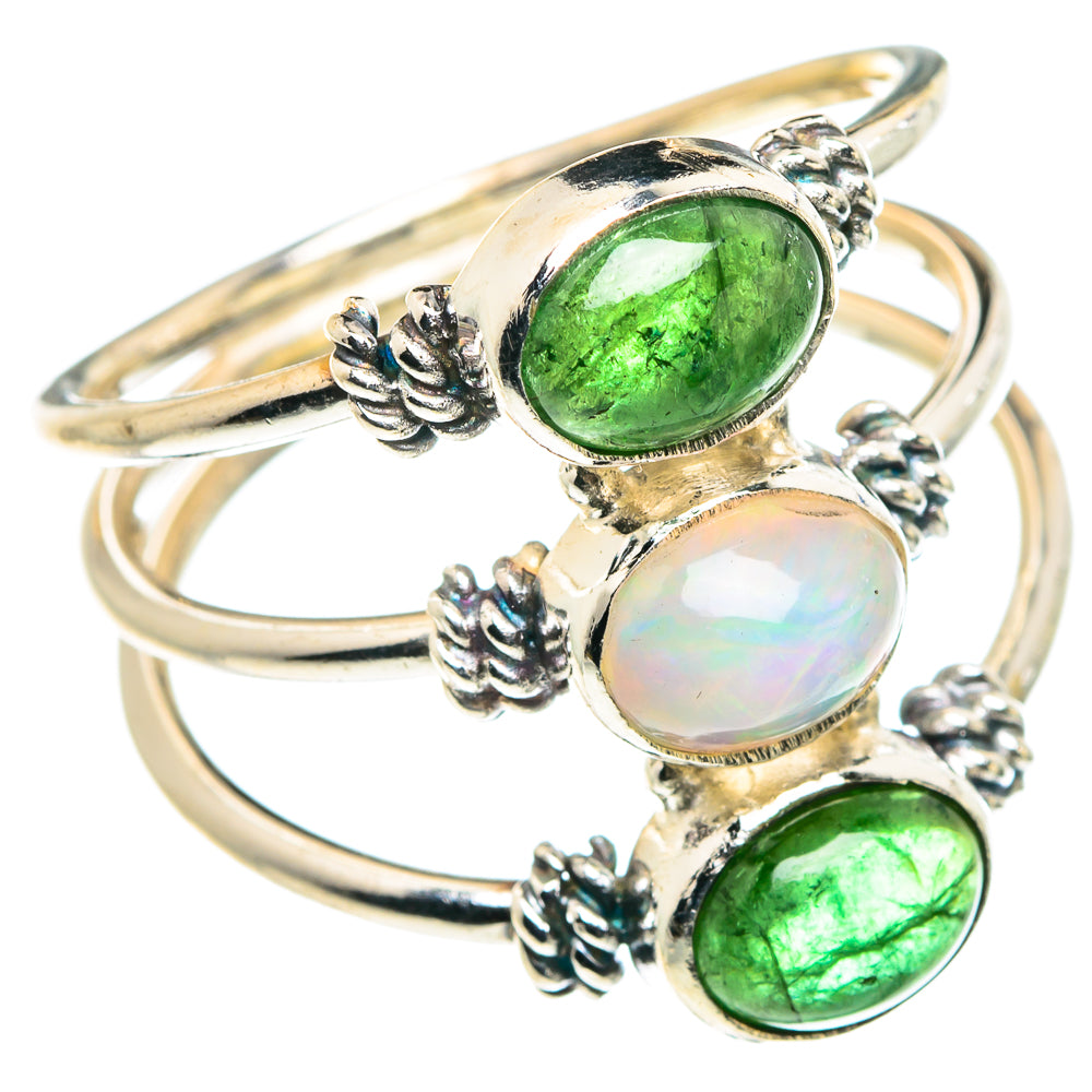 Ethiopian Opal Rings handcrafted by Ana Silver Co - RING88667