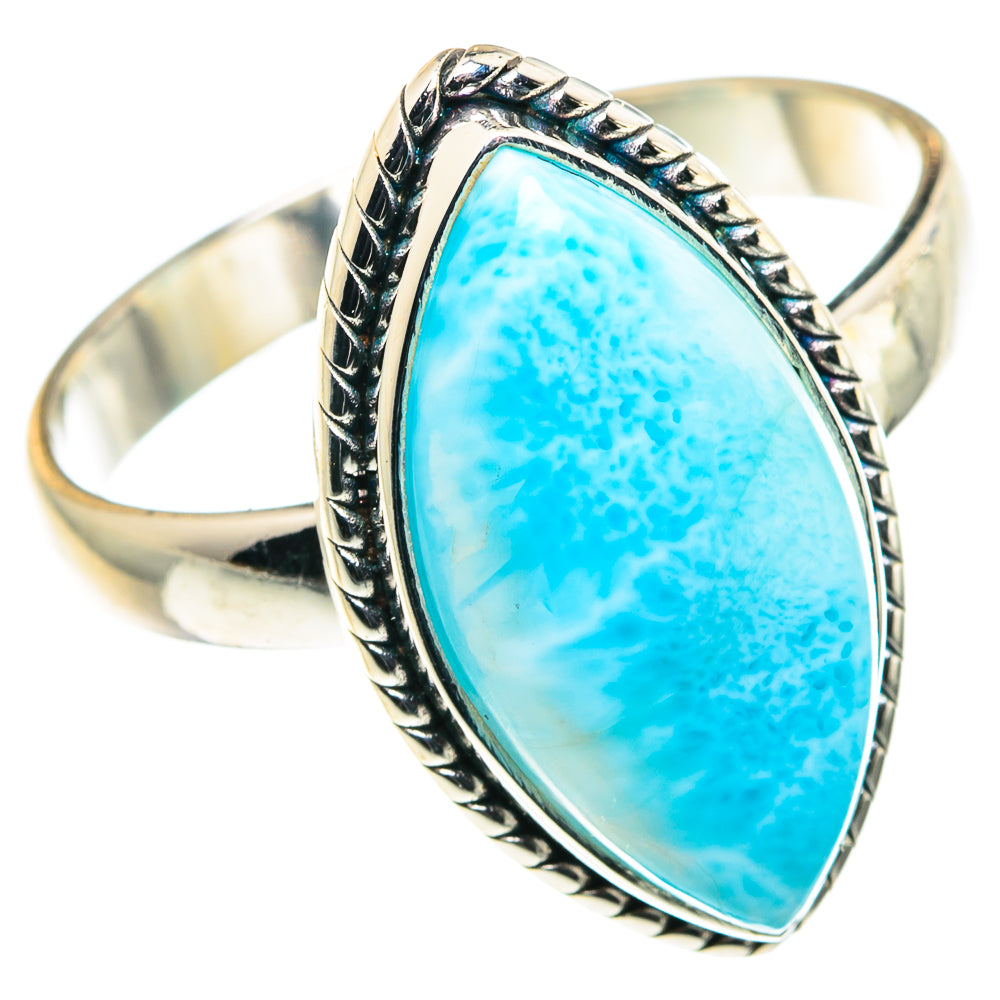 Larimar Rings handcrafted by Ana Silver Co - RING88674