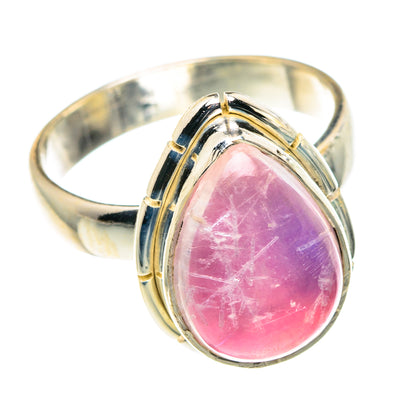 Pink Moonstone Rings handcrafted by Ana Silver Co - RING88680