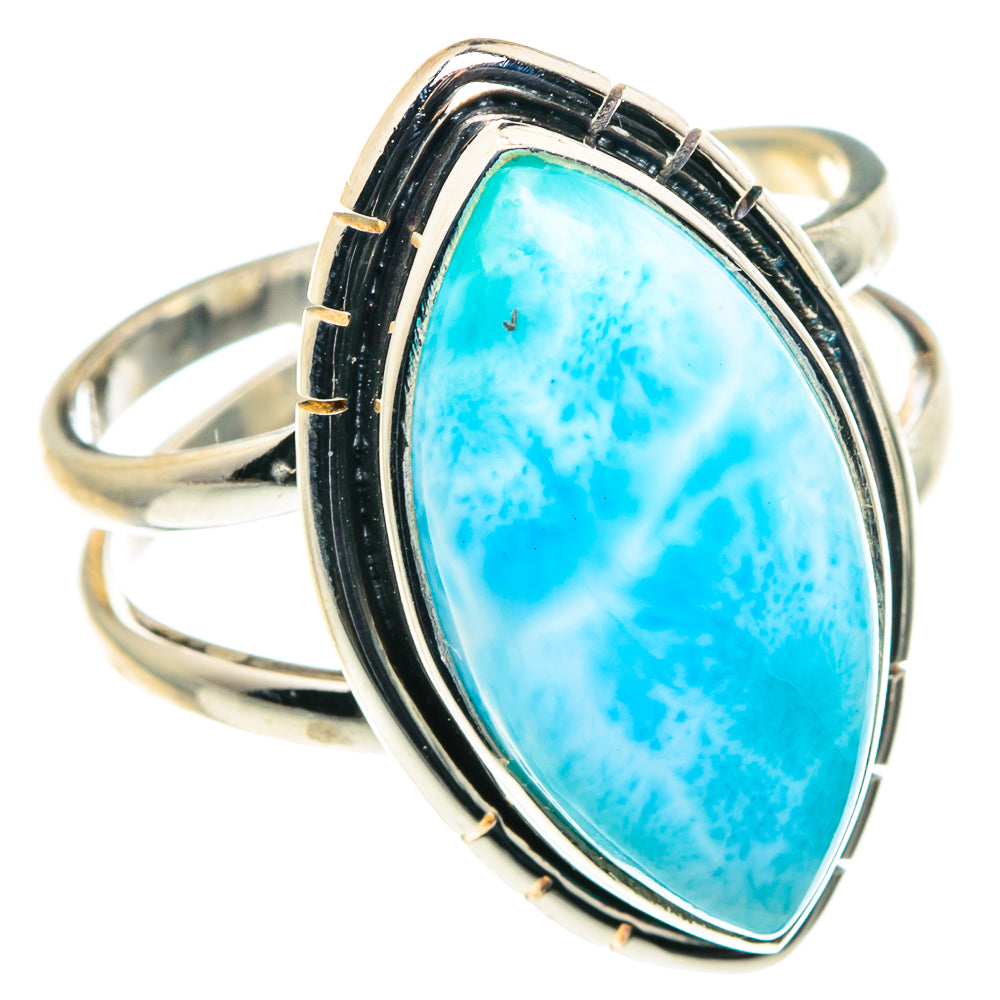 Larimar Rings handcrafted by Ana Silver Co - RING88688