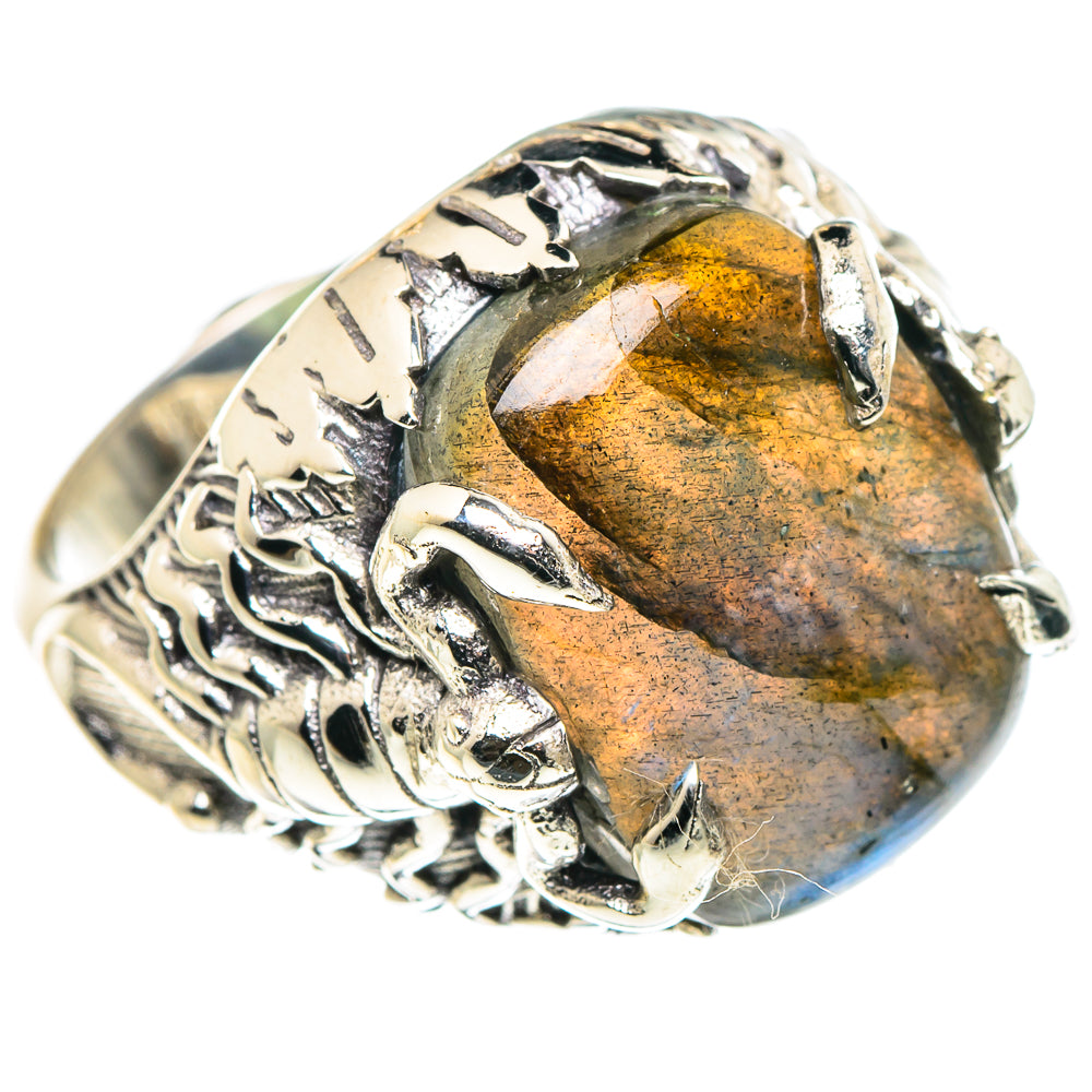 Labradorite Rings handcrafted by Ana Silver Co - RING88693
