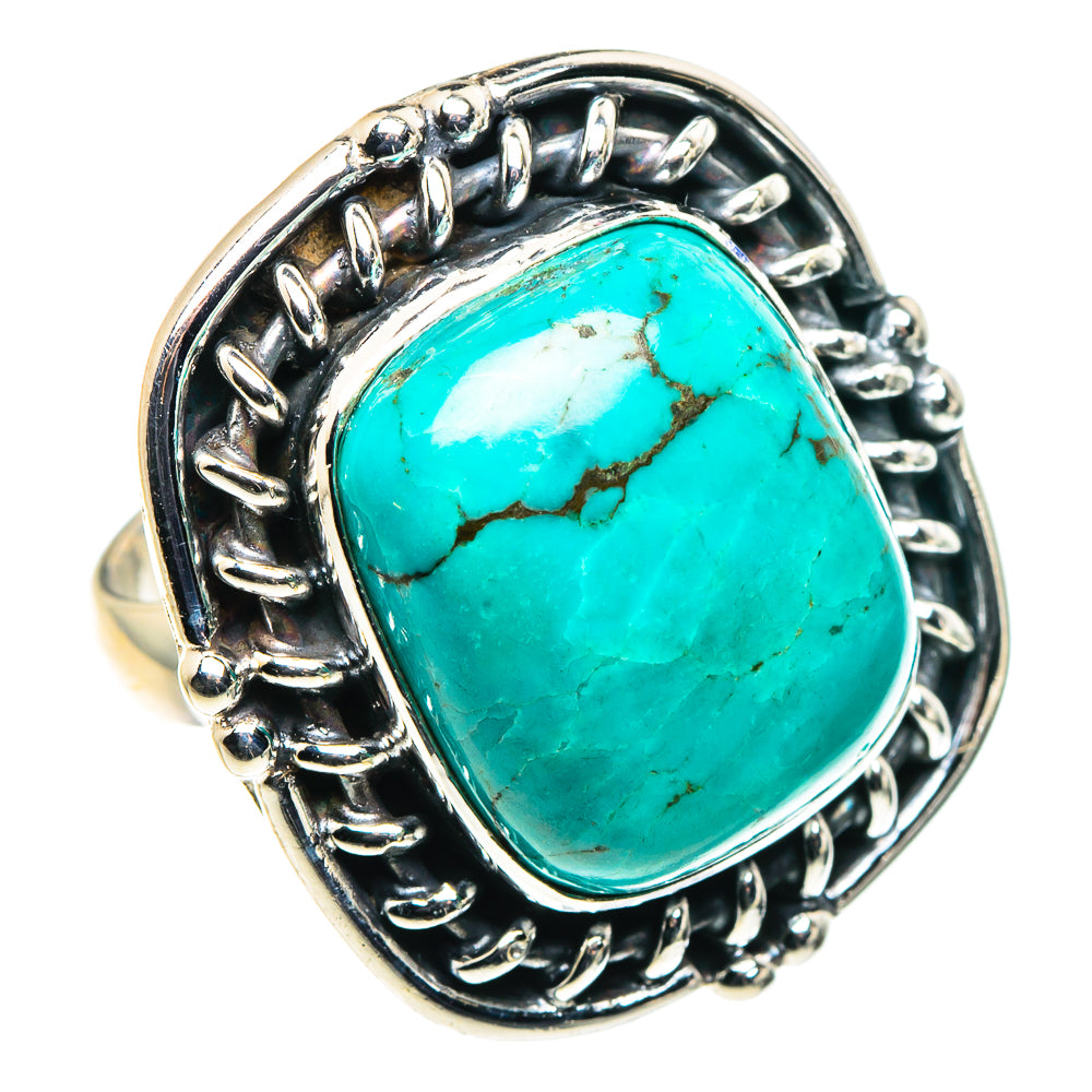 Tibetan Turquoise Rings handcrafted by Ana Silver Co - RING88696