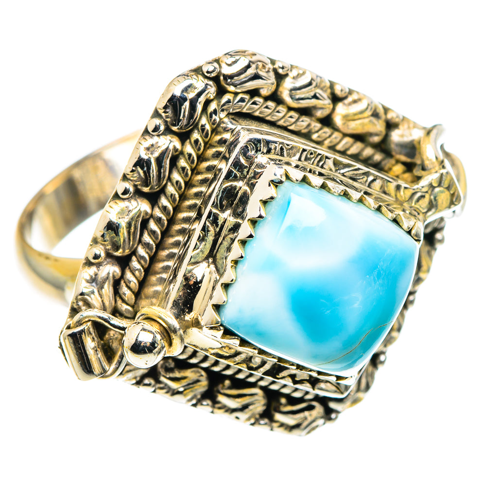 Larimar Rings handcrafted by Ana Silver Co - RING88698