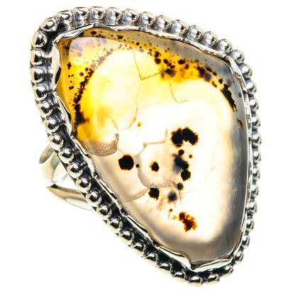 Scenic Dendritic Agate Rings handcrafted by Ana Silver Co - RING88700