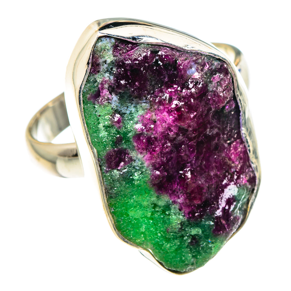 Ruby Zoisite Rings handcrafted by Ana Silver Co - RING88719