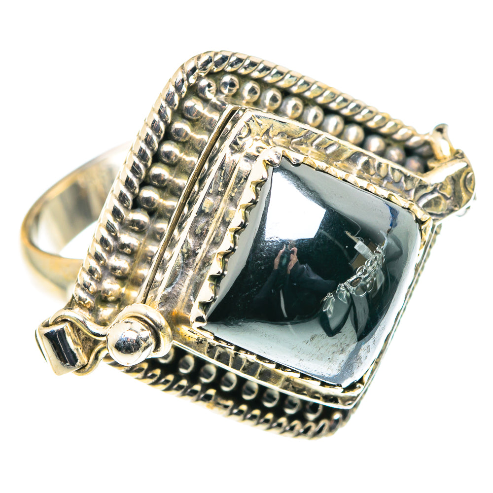 Hematite Rings handcrafted by Ana Silver Co - RING88723