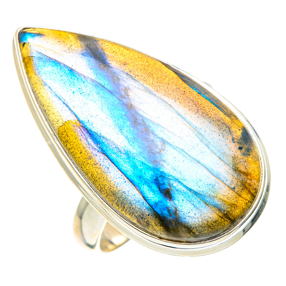 Labradorite Rings handcrafted by Ana Silver Co - RING88727