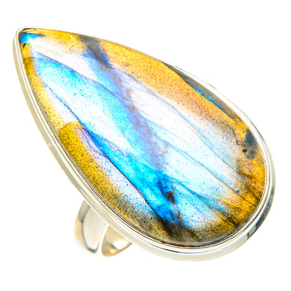Labradorite Rings handcrafted by Ana Silver Co - RING88727