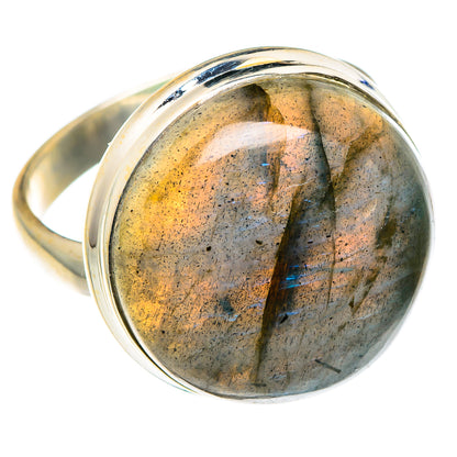 Labradorite Rings handcrafted by Ana Silver Co - RING88730