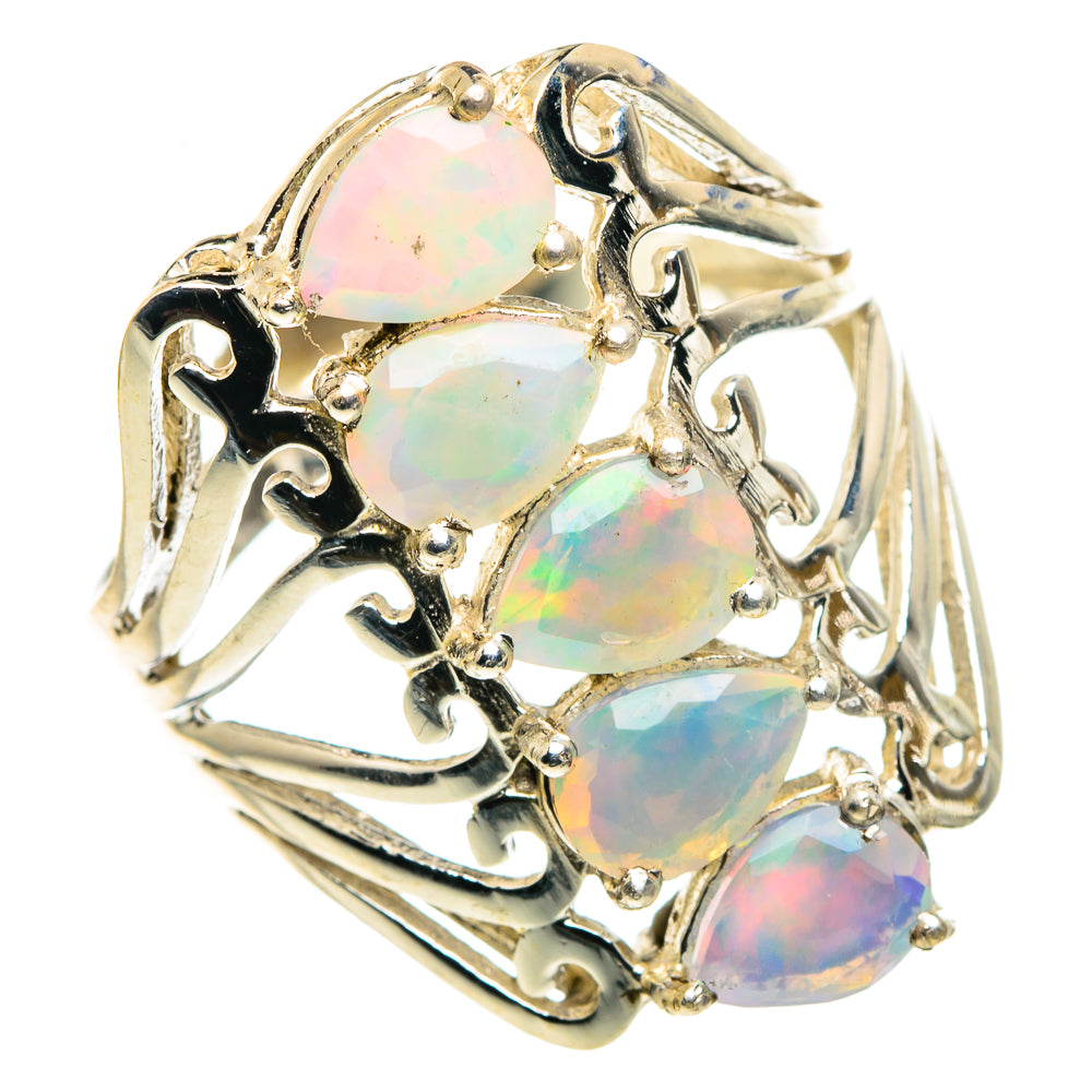 Ethiopian Opal Rings handcrafted by Ana Silver Co - RING88752