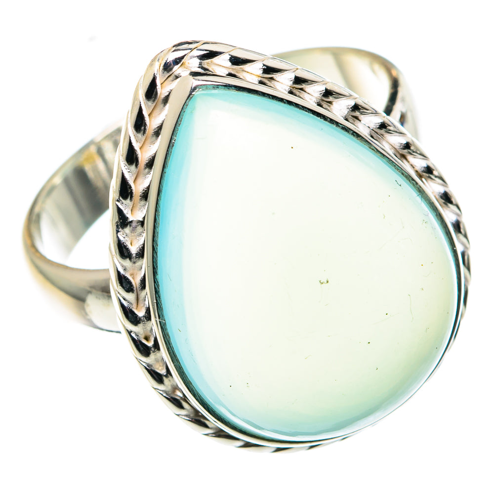 Aqua Chalcedony Rings handcrafted by Ana Silver Co - RING88753