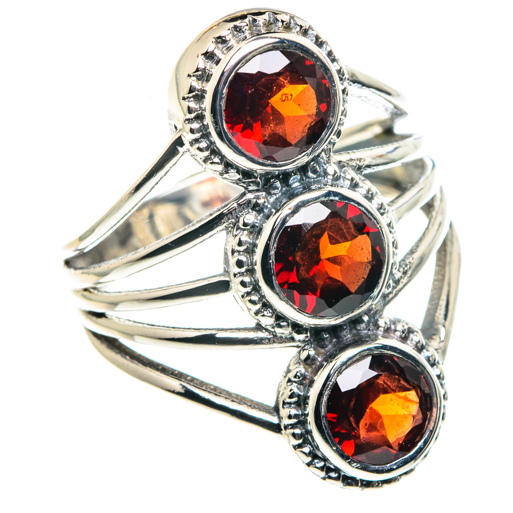 Garnet Rings handcrafted by Ana Silver Co - RING88772