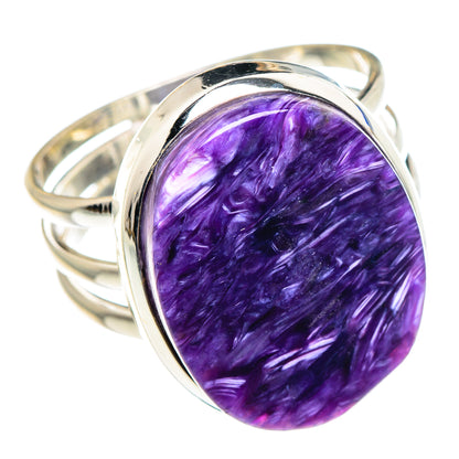 Charoite Rings handcrafted by Ana Silver Co - RING88773