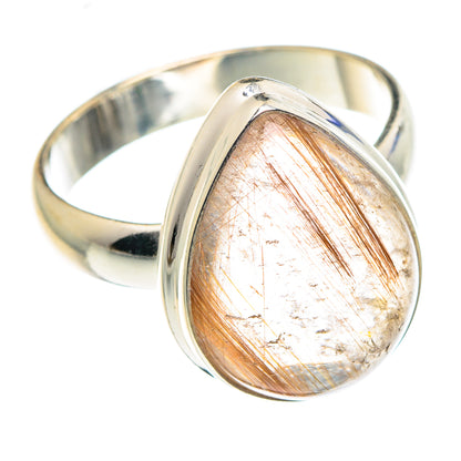 Rutilated Quartz Rings handcrafted by Ana Silver Co - RING88775
