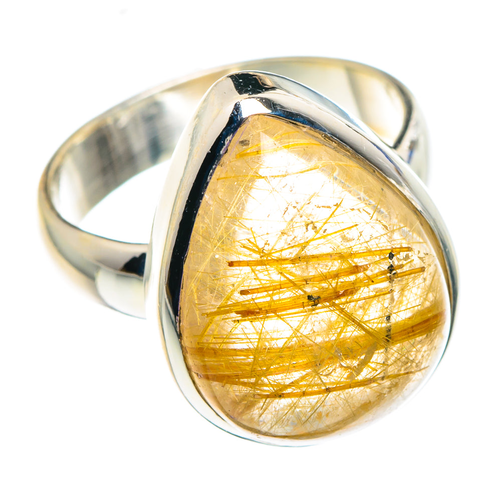 Rutilated Quartz Rings handcrafted by Ana Silver Co - RING88776
