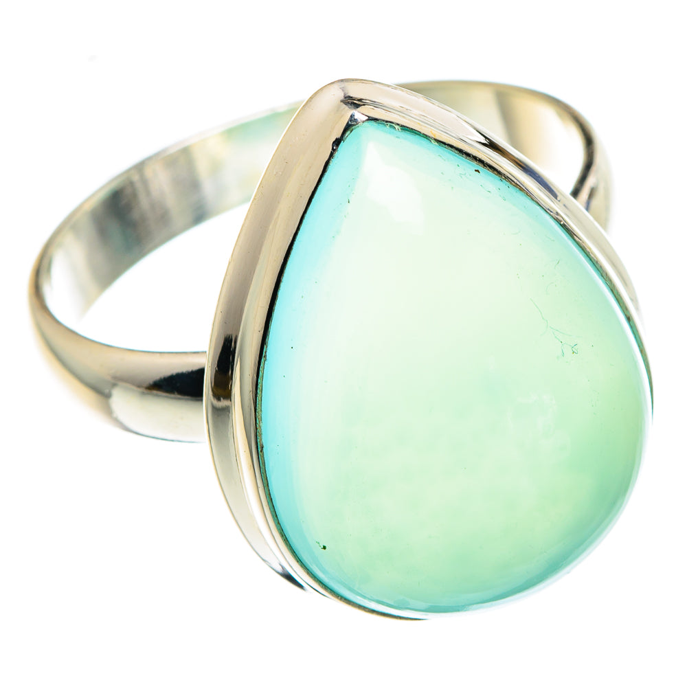 Aqua Chalcedony Rings handcrafted by Ana Silver Co - RING88788