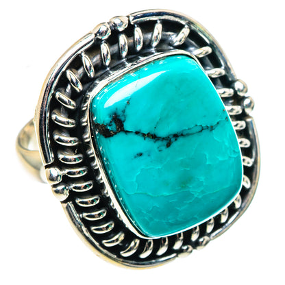 Tibetan Turquoise Rings handcrafted by Ana Silver Co - RING88789