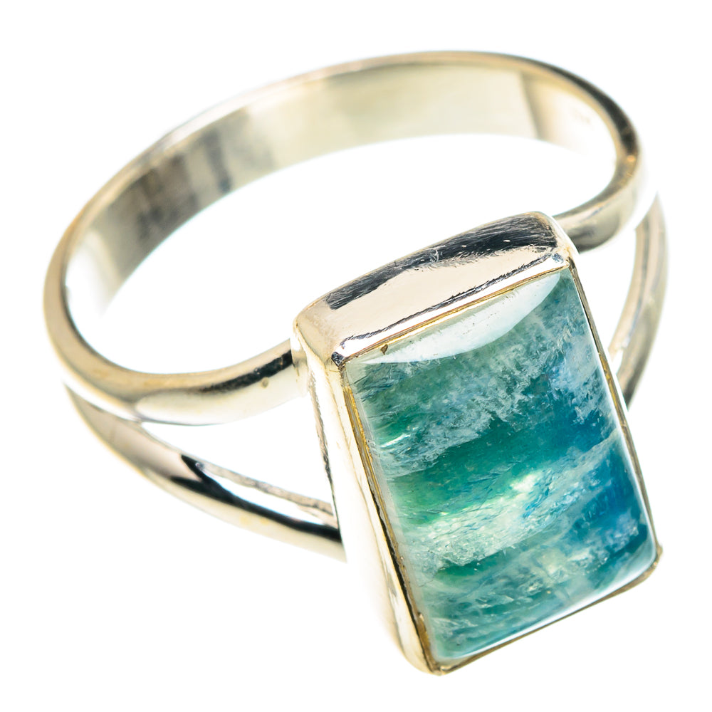Green Moonstone Rings handcrafted by Ana Silver Co - RING88797