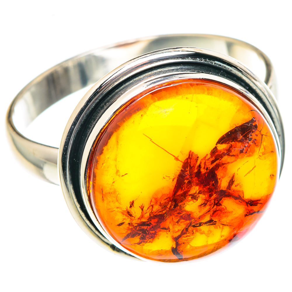 Baltic Amber Rings handcrafted by Ana Silver Co - RING88801
