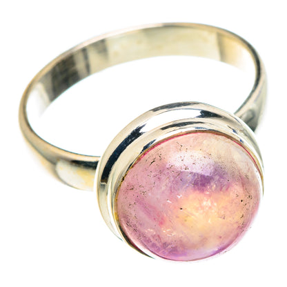 Pink Moonstone Rings handcrafted by Ana Silver Co - RING88805