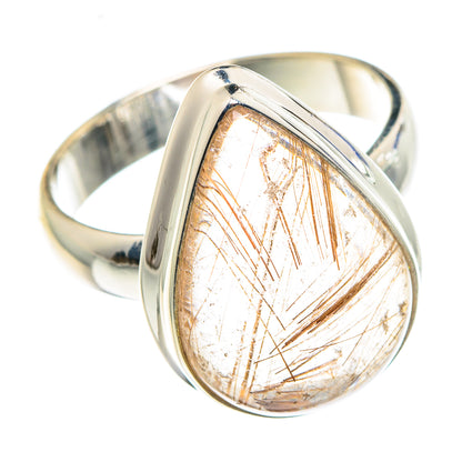 Rutilated Quartz Rings handcrafted by Ana Silver Co - RING88810