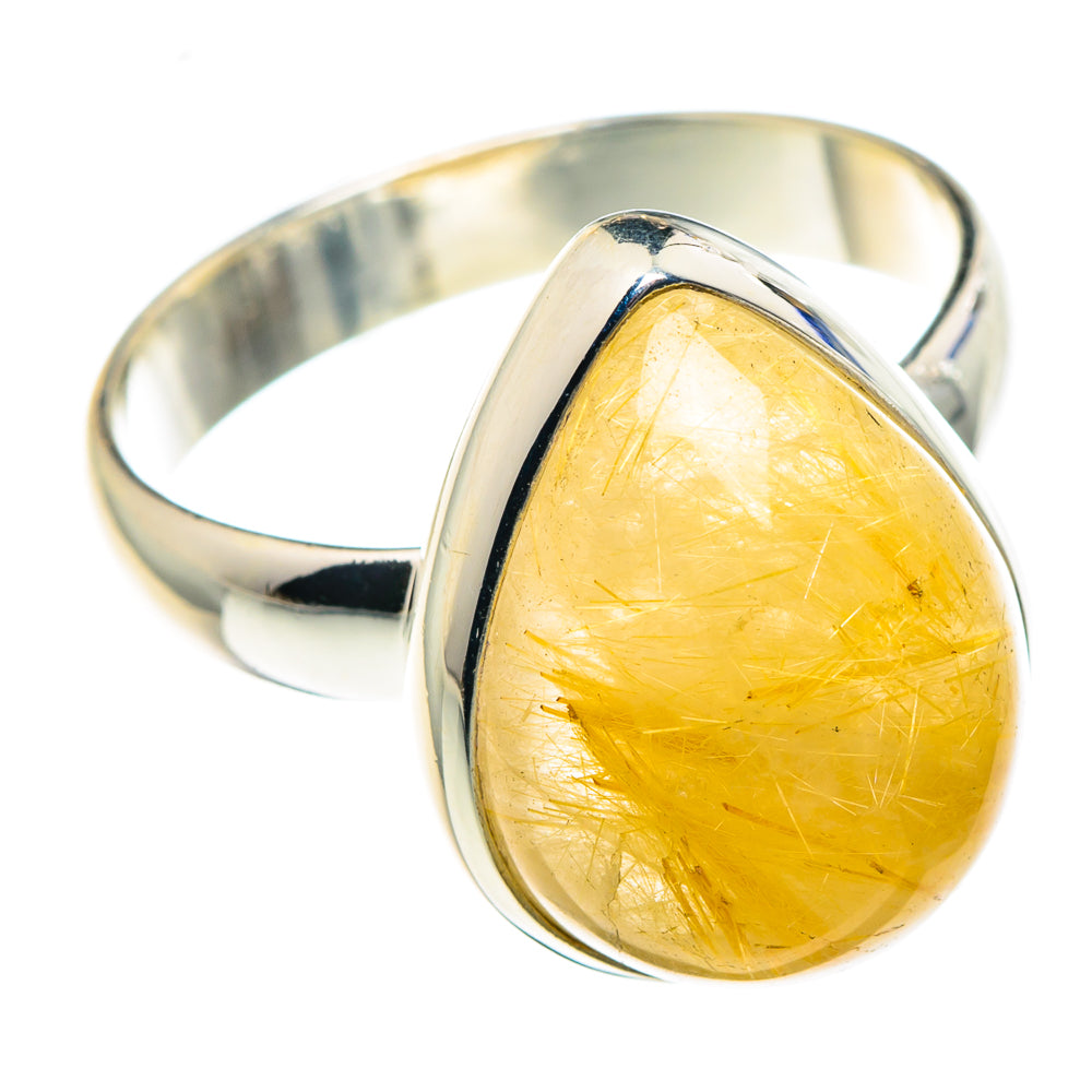Rutilated Quartz Rings handcrafted by Ana Silver Co - RING88811
