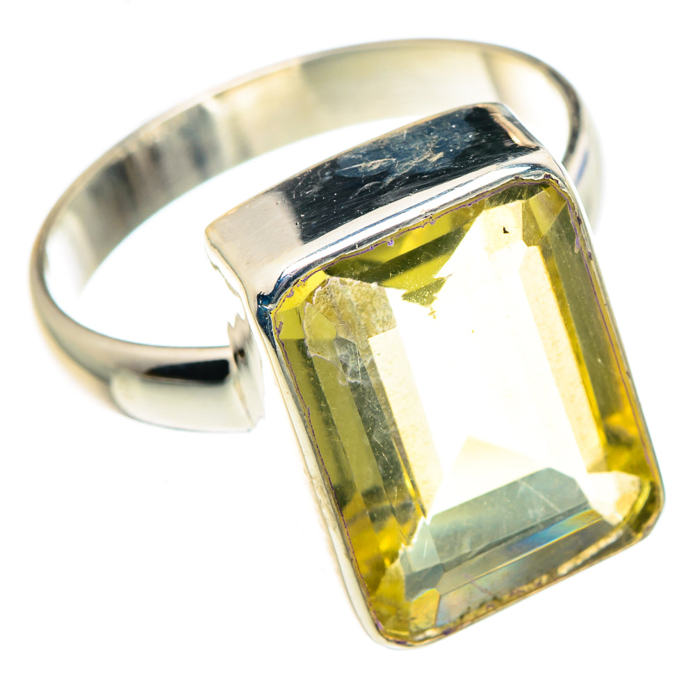 Lemon Quartz Rings handcrafted by Ana Silver Co - RING88818