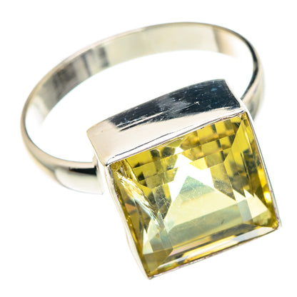 Lemon Quartz Rings handcrafted by Ana Silver Co - RING88819