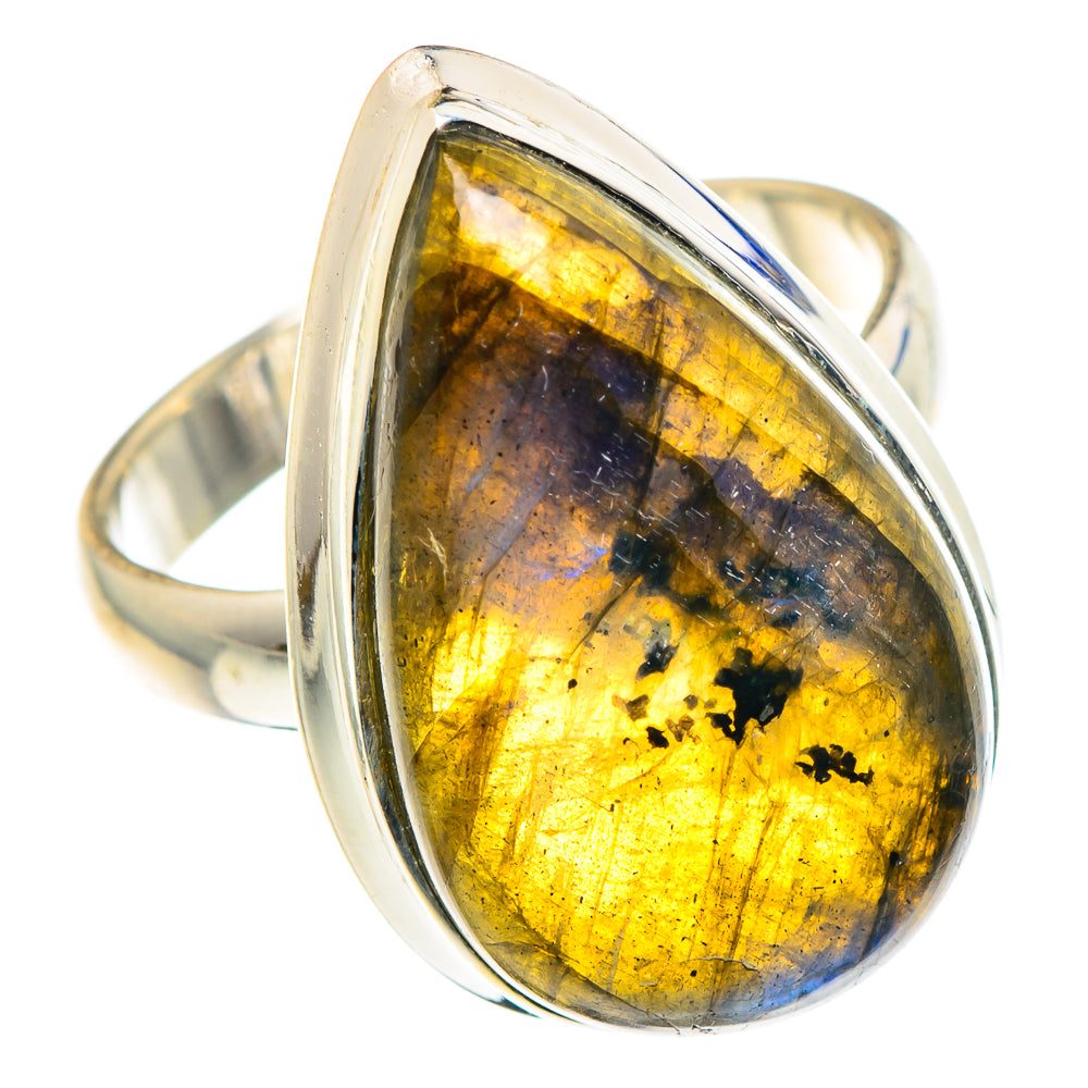 Labradorite Rings handcrafted by Ana Silver Co - RING88827