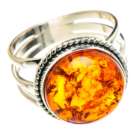 Baltic Amber Rings handcrafted by Ana Silver Co - RING88836