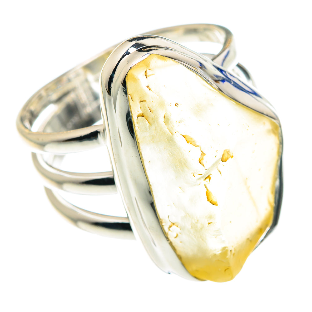 Libyan Glass Rings handcrafted by Ana Silver Co - RING88837