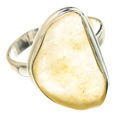 Libyan Glass Rings handcrafted by Ana Silver Co - RING88838 - Photo 2