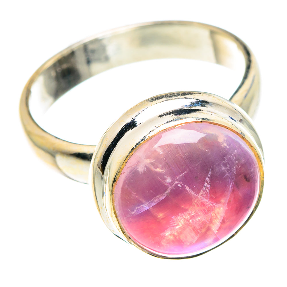Pink Moonstone Rings handcrafted by Ana Silver Co - RING88842
