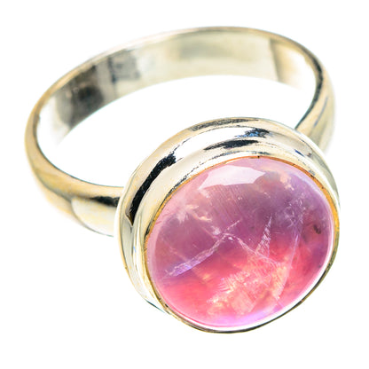 Pink Moonstone Rings handcrafted by Ana Silver Co - RING88842