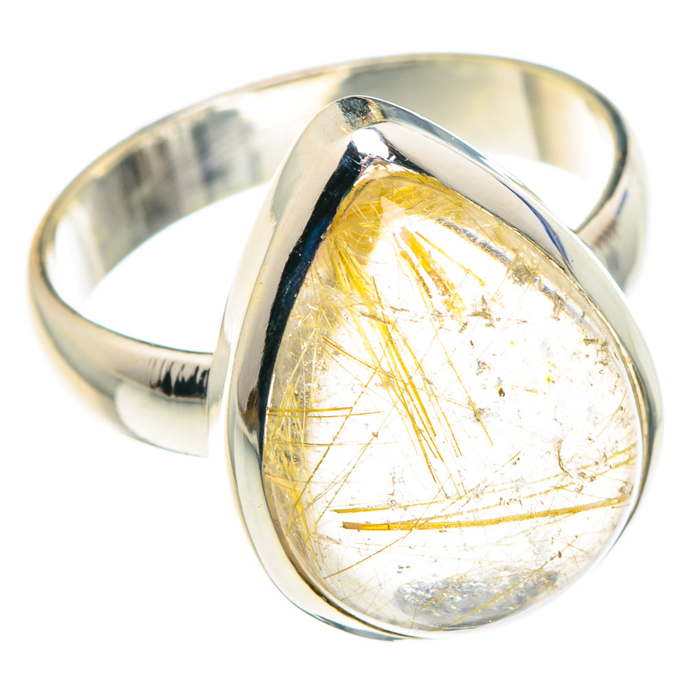 Rutilated Quartz Rings handcrafted by Ana Silver Co - RING88846