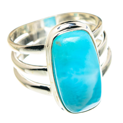 Larimar Rings handcrafted by Ana Silver Co - RING88859
