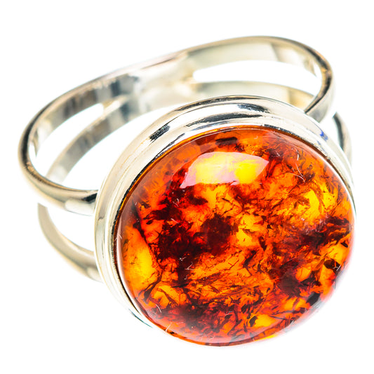 Baltic Amber Rings handcrafted by Ana Silver Co - RING88866