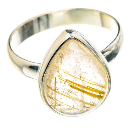 Rutilated Quartz Rings handcrafted by Ana Silver Co - RING88877