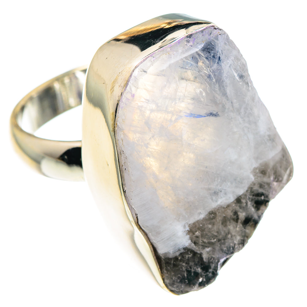 Rainbow Moonstone Rings handcrafted by Ana Silver Co - RING88879