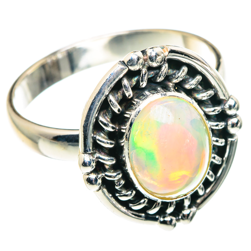 Ethiopian Opal Rings handcrafted by Ana Silver Co - RING88880